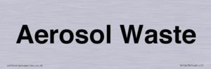 Aerosol Waste